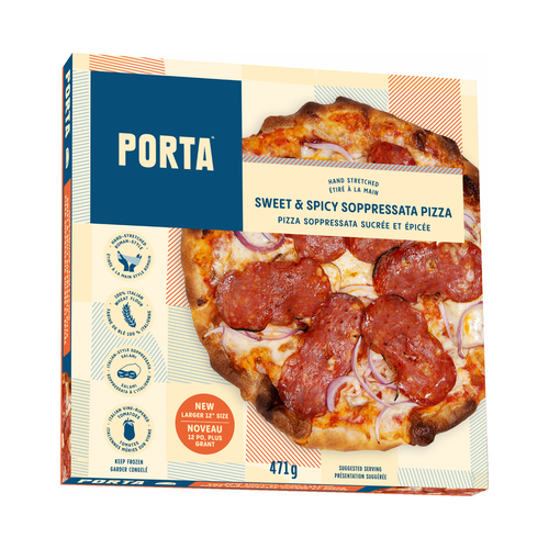 Porta Frozen Pizza Sweet & Spicy Soppressata