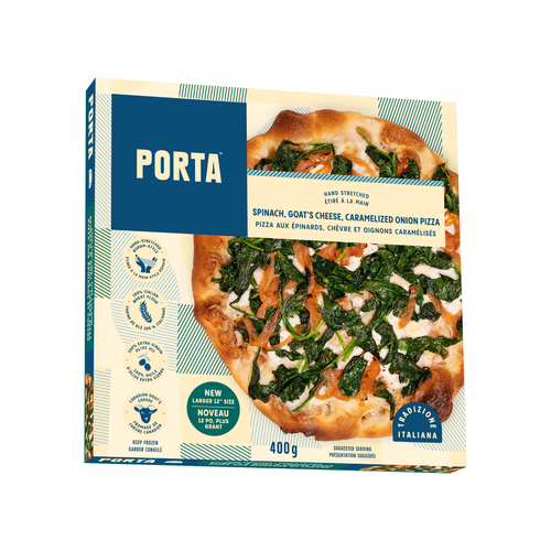 Buy Porta Frozen Pizza Spinach & Goat Cheese 400 g | Foodland