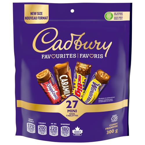 Cadbury Favourites Chocolate Bars