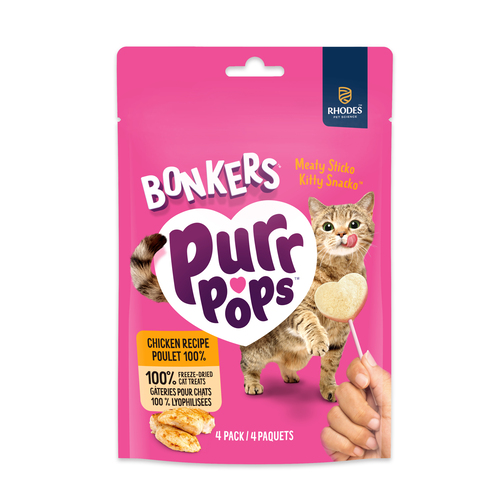 Bonkers Purr Pops Cat Treats Chicken Recipe