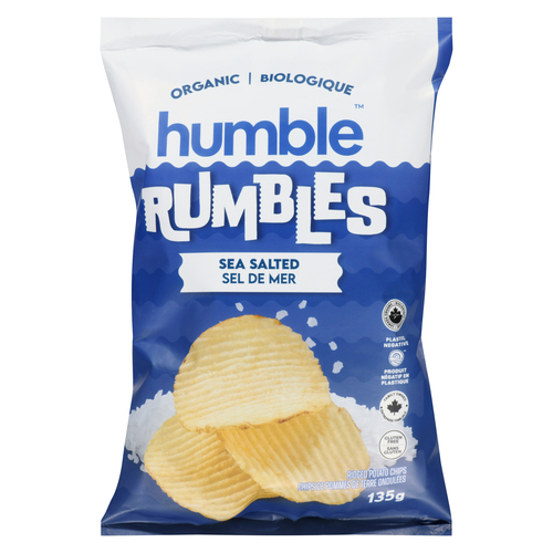 Buy Humble Rumbles Organic Potato Chips Sea Salted 135 g | Foodland