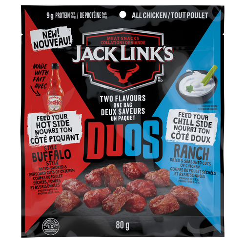 Jack Link's Duos Franks Hot/Ranch Chicken Jerky