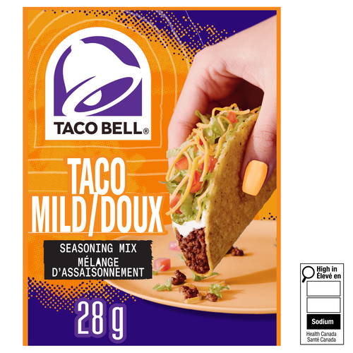 Buy Taco Bell Seasoning Mix Taco Mild 28 G Sobeys Inc