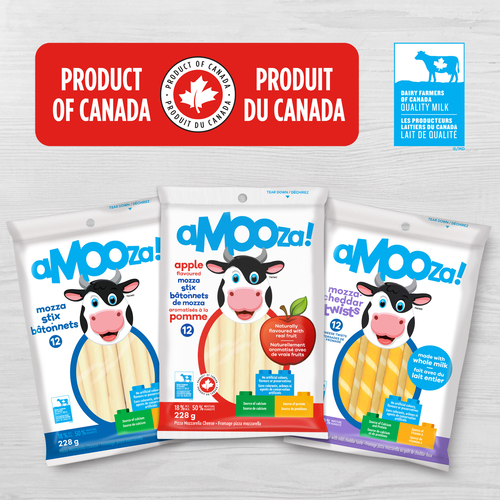 Buy aMOOza! Mozza Cheese Stix Apple Flavoured 12 Pack 228 g