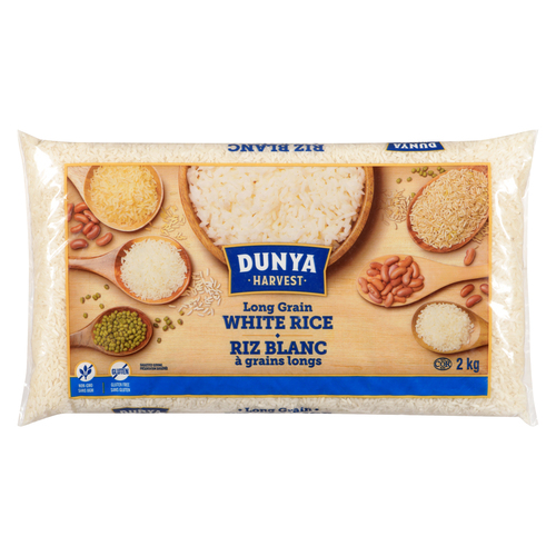 Buy Dunya Harvest Rice Long Grain White 2 kg | FreshCo