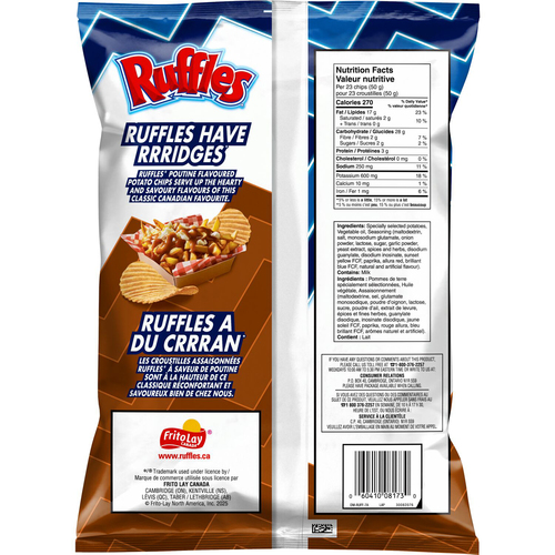 Buy Ruffles Potato Chips Poutine Flavoured 180 g | Sobeys Inc.