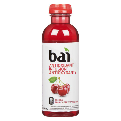 Bai Antioxidant Beverage Zambia Bing Cherry