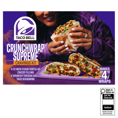 Buy Taco Bell Cravings Kit Crunchwrap Supreme 642 g | Foodland