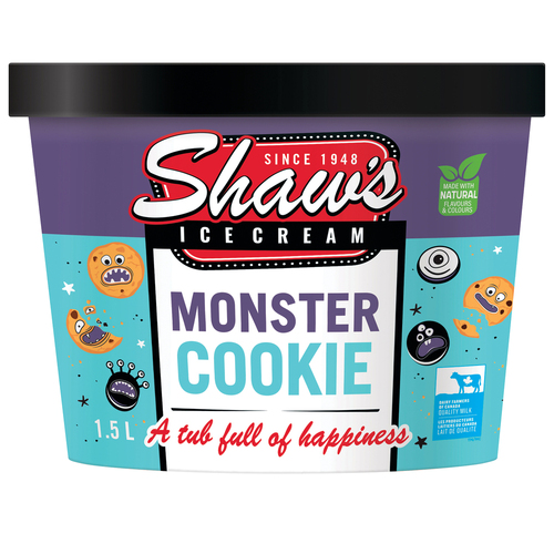 Shaw's Ice Cream Monster Cookie