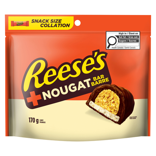 Reese's Candy + Nougat Bar Snack Size