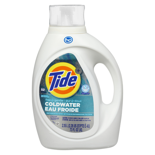 Tide Liquid Laundry Detergent Cold Water Scent Free