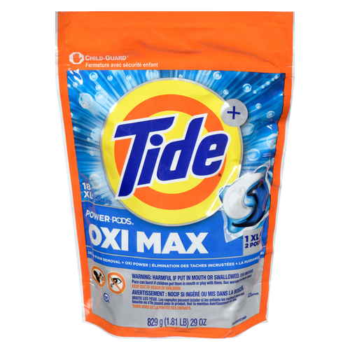 Tide Laundry Detergent Pods Original Oxi Max