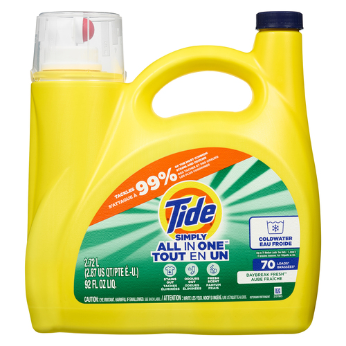 Tide Simply Liquid Laundry Detergent, Daybreak Fresh Scent