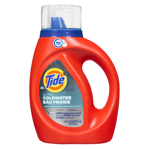 Tide Liquid Laundry Detergent Low Suds Cold Water
