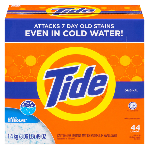 Tide Laundry Detergent Powder Original Regular