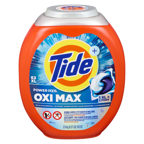Tide Oxi Max Power PODS Laundry Detergent Pods