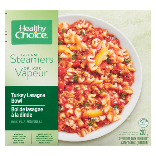 Healthy Choice Gourmet Steamers Frozen Turkey Lasagna Bowl
