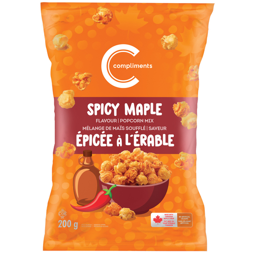 Compliments Popcorn Spicy Maple