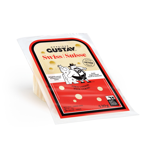 Buy Monsieur Gustav Lactose-Free Cheese Swiss 430 g | IGA