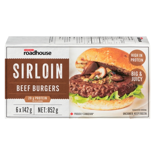 Cardinal Roadhouse Sirloin Beef Burgers