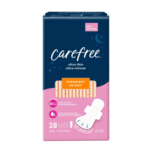 Carefree Overnight Pads Ultra Thin