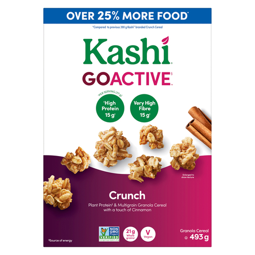 Kashi GoActive Granola Cereal Crunch 493 g