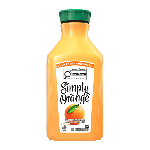 Simply Orange Pulp Free Juice