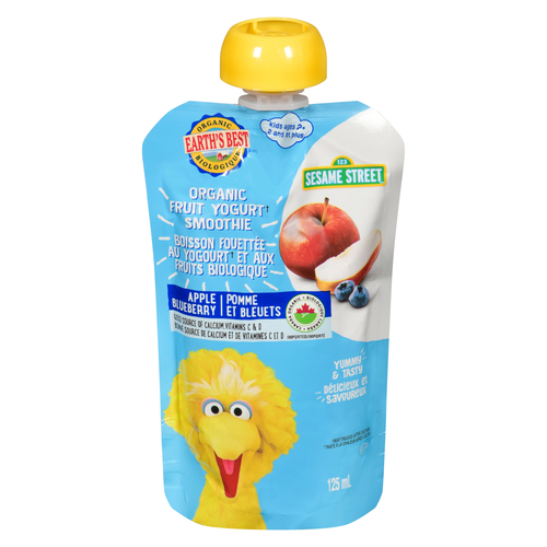 Earth's Best Organic Fruit Yogurt Smoothie Strawberry Banana