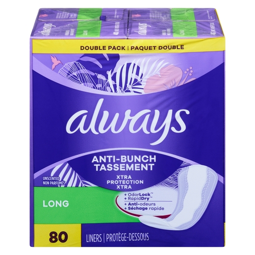 Always Liners Long Unscented