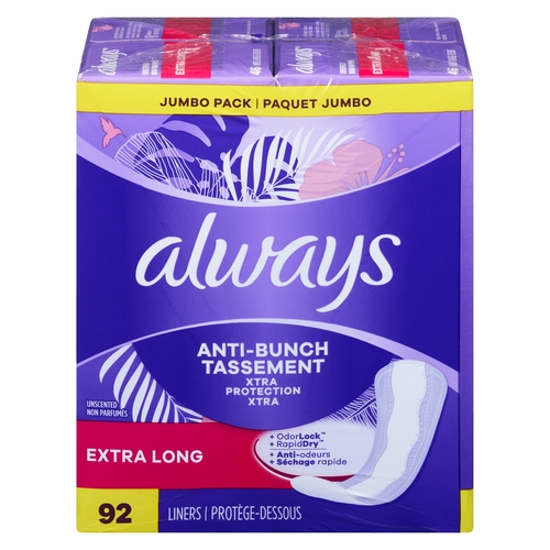 Always Panty Liners Extra Long Unscented