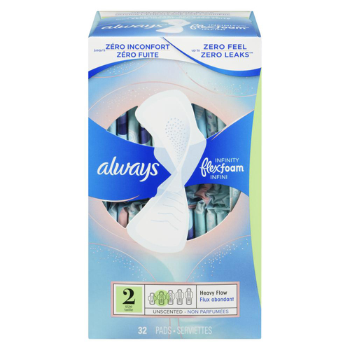 Always Infinity Pads With Wings Heavy Flow