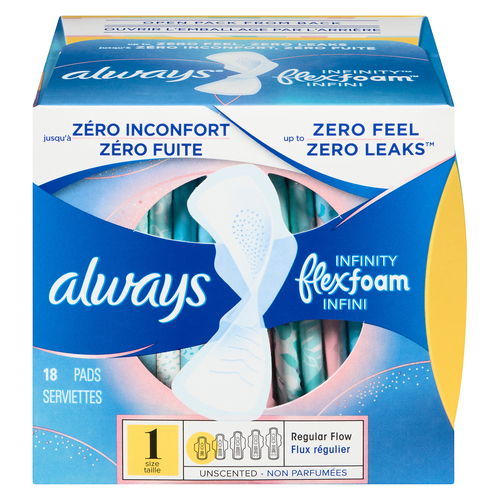 Always Infinity Pads Regular Unscented