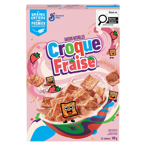 Achetez General Mills Céréales Croque Fraise 340 g | IGA