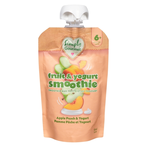 Simply Gourmet Apple Peach & Yogurt Smoothie