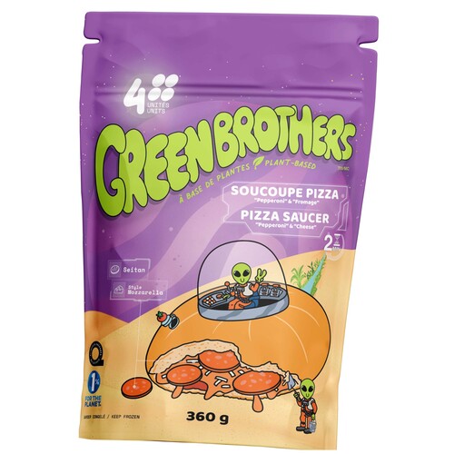 Buy Green Brothers Vegan Frozen Pizza Filled Buns 360 g | IGA