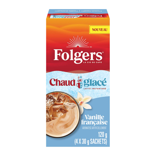 Folgers Instant Latte French Vanilla