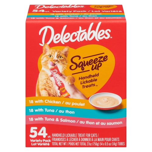 Hartz Delectables Squeeze Ups Cat Treats Variety Pack