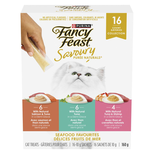 Purina Fancy Feast Savoury Puree Naturals Wet Cat Food