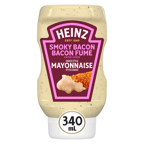 Heinz Mayonnaise Style Sauce Smoky Bacon 340 ml