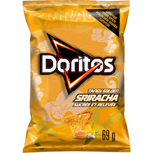 Doritos Tangy Golden Sriracha Tortilla Chips