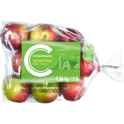Compliments McIntosh Apples