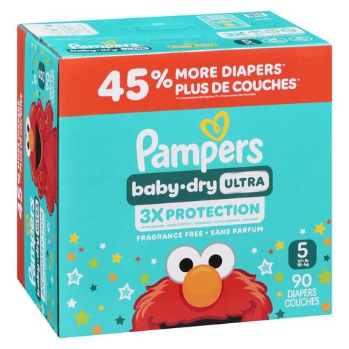 Buy Pampers Baby-Dry Diapers Size 90 Count Safeway Canada