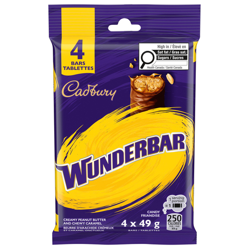 Cadbury Wunderbar Candy Bars