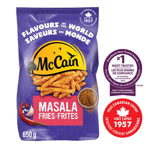 McCain Flavours Of The World Frozen Fries Masala 650 g