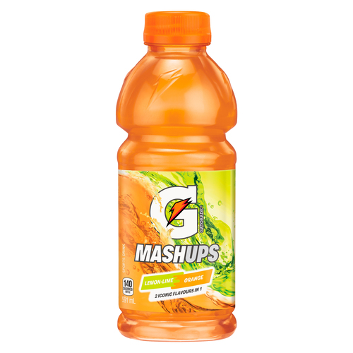 Buy Gatorade Mashups Sports Drink Lemon-Lime Orange 591 ml (bottle