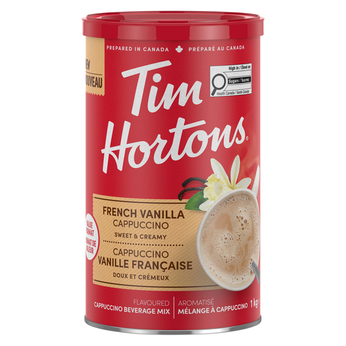Tim Hortons French Vanilla Cappuccino Beverage Mix