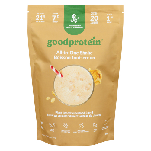 Good Protein Plant Based Superfood Blend All-In-One Shake Peanut Butter
