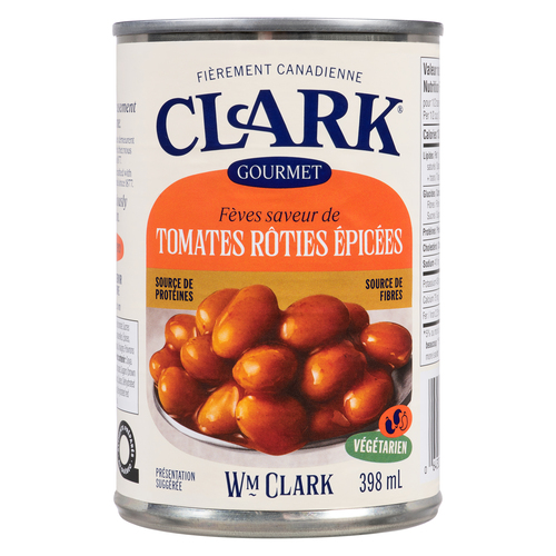 Achetez Clark Fèves saveur de tomates rôties épicées 398 ml