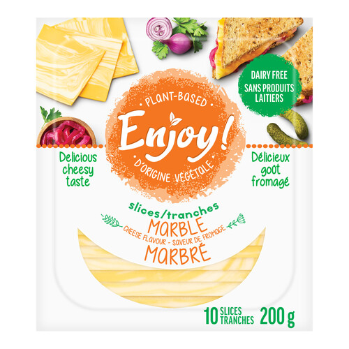 Enjoy Plant Based Sliced Cheese Havarti