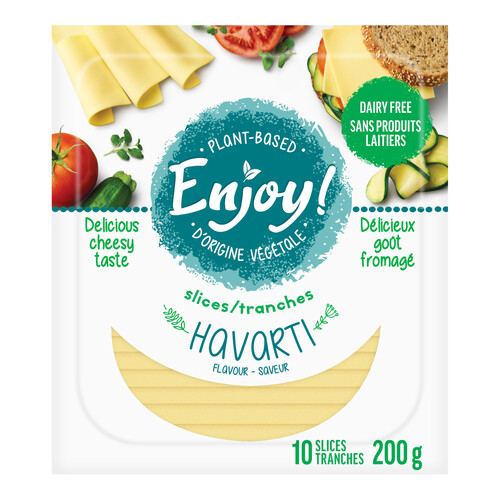Enjoy Plant Based Sliced Cheese Havarti